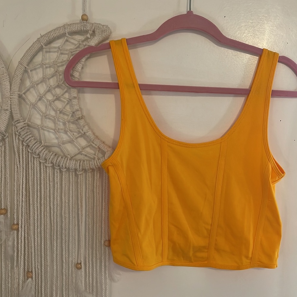 Orange NWT PacSun Crop top